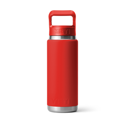 YETI Rambler® 26 oz (769 ml) Bottle With Straw Cap Rescue Red