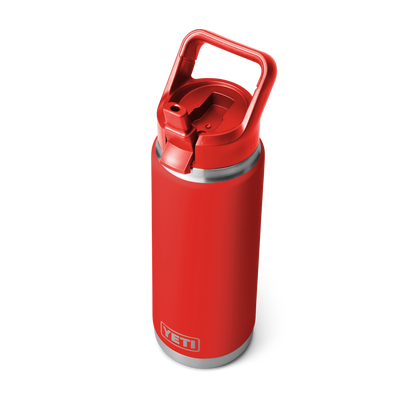 YETI Rambler® 26 oz (769 ml) Bottle With Straw Cap Rescue Red