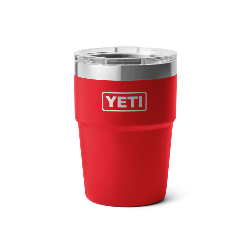 YETI Rambler® Stapelbare beker van 16 oz (475 ml) Rescue Red