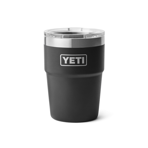 YETI Rambler® Stapelbare beker van 16 oz (475 ml) Zwart