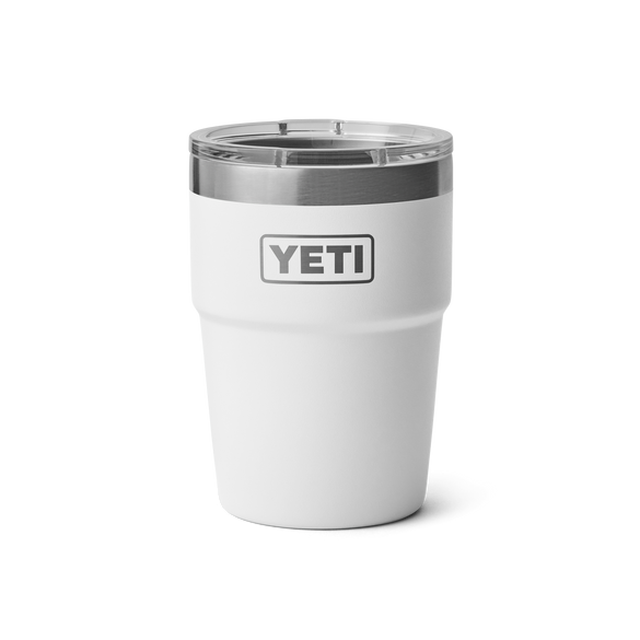 YETI Rambler® Stapelbare beker van 16 oz (475 ml) Wit