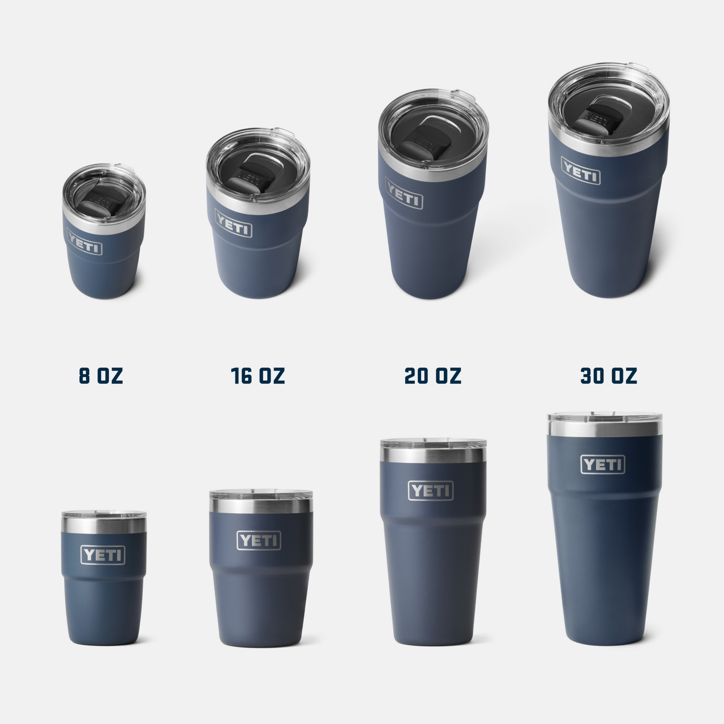 YETI Rambler® Stapelbare beker van 30 oz (887 ml) Navy