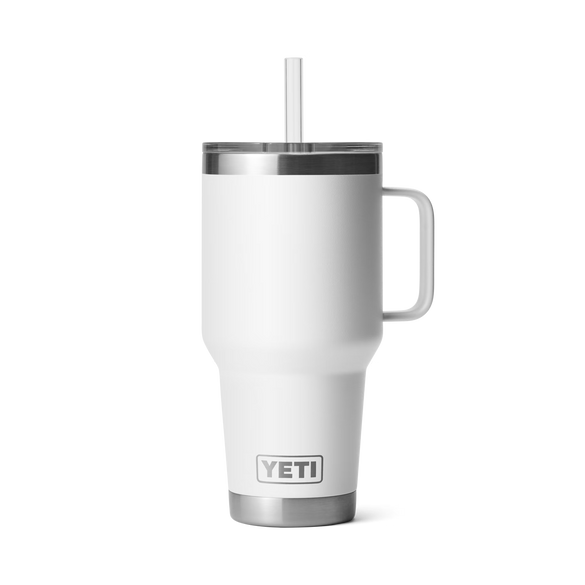 YETI Rambler® Mok Van 35 oz (994 ml) Met Rietjesdeksel Wit