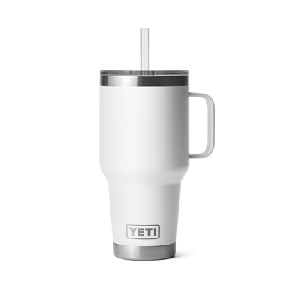 YETI Rambler® 35 oz (994 ml) Straw Mug White
