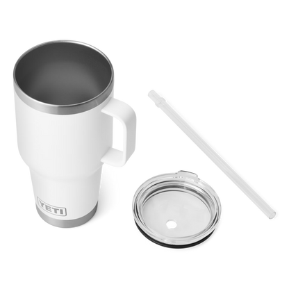 YETI Rambler® Mok Van 35 oz (994 ml) Met Rietjesdeksel Wit
