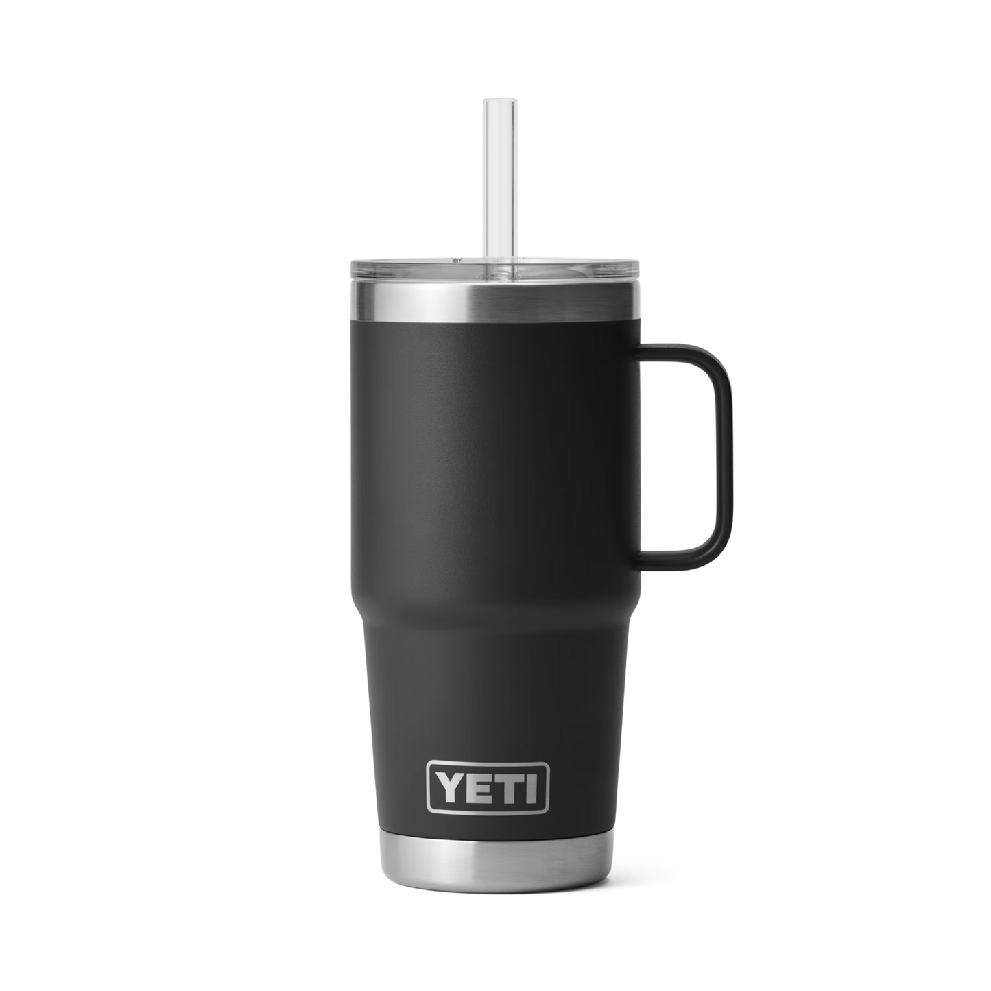 YETI Rambler® Mok Van 25 oz (710 ml) Met Rietjesdeksel Zwart