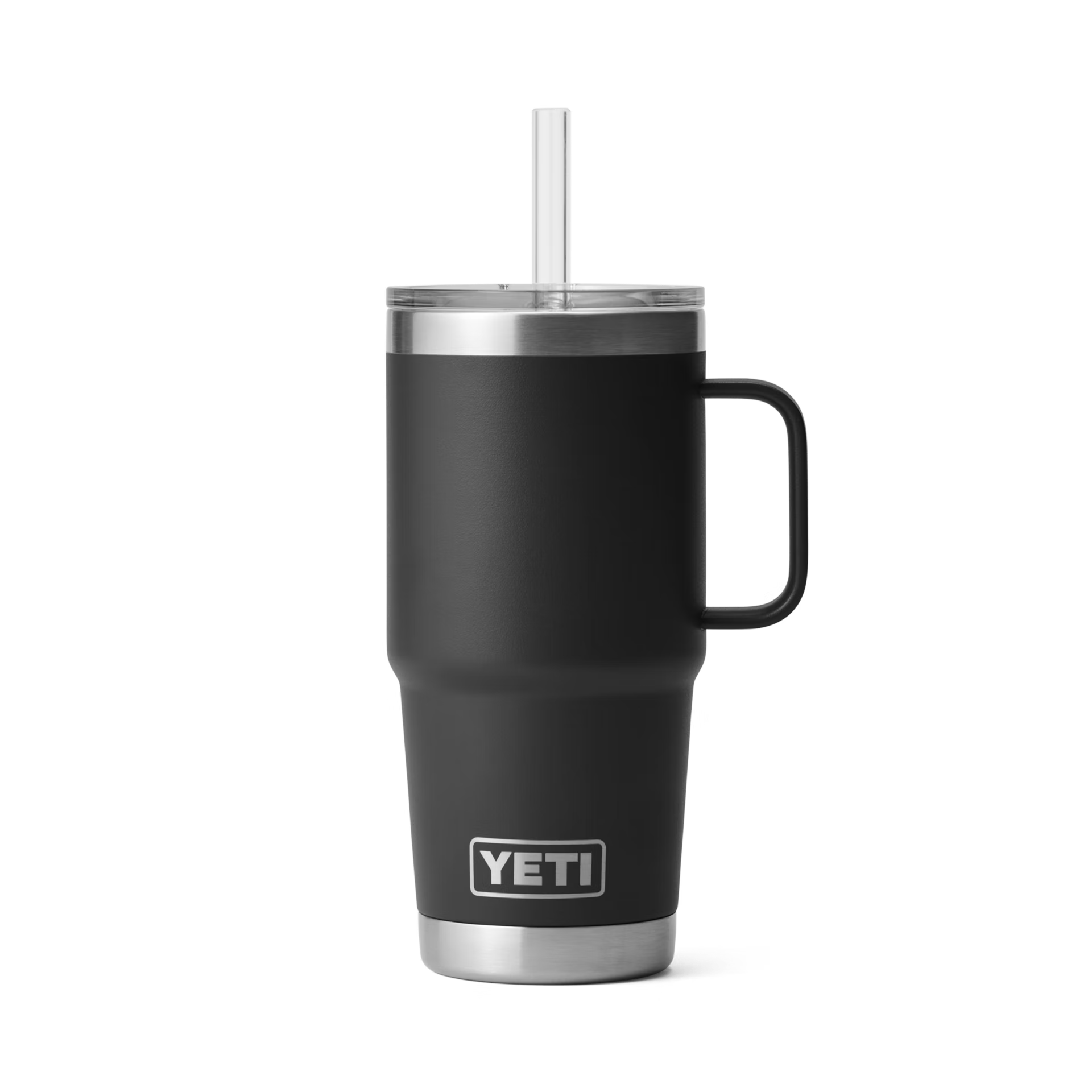 YETI Rambler® Mok Van 25 oz (710 ml) Met Rietjesdeksel Zwart