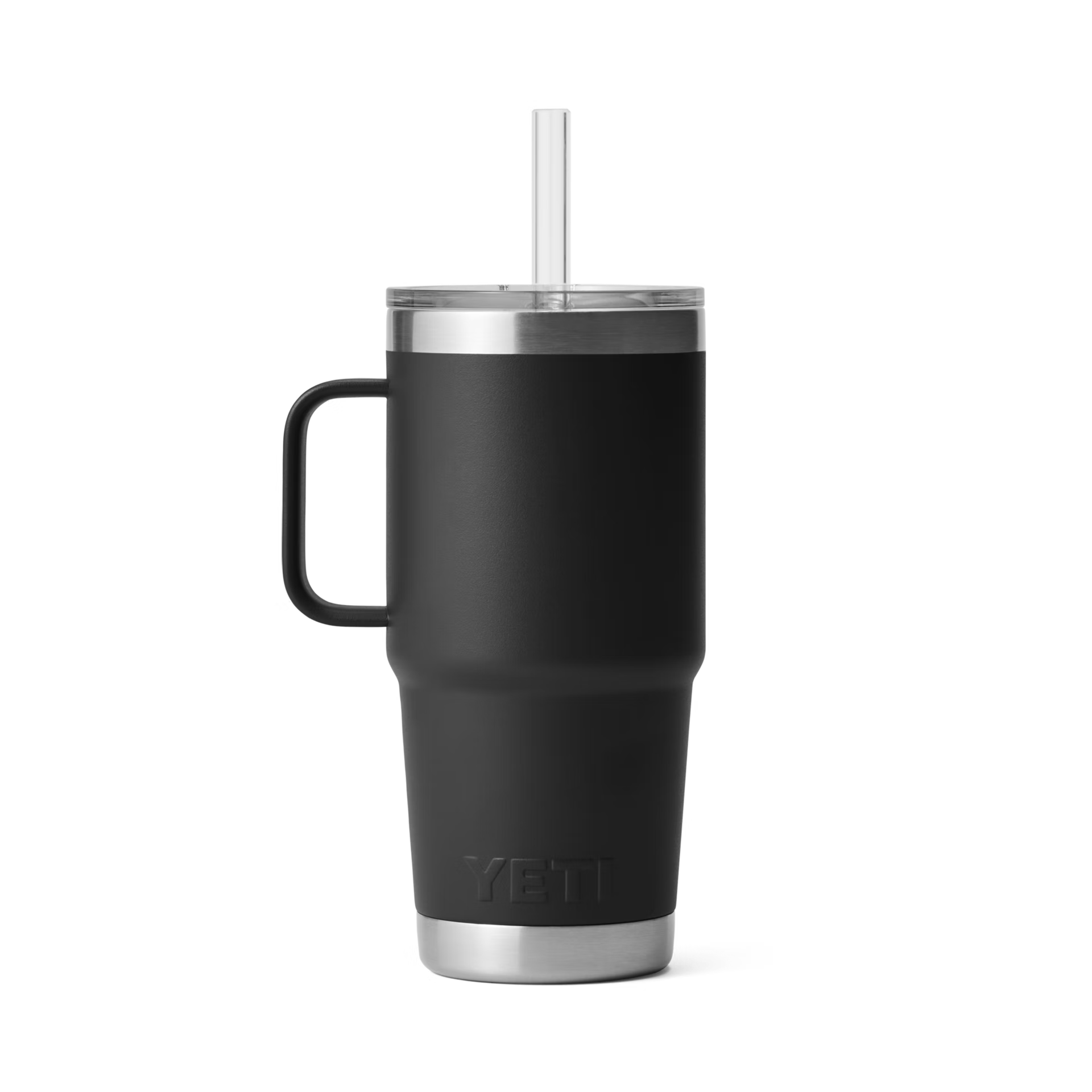 YETI Rambler® Mok Van 25 oz (710 ml) Met Rietjesdeksel Zwart