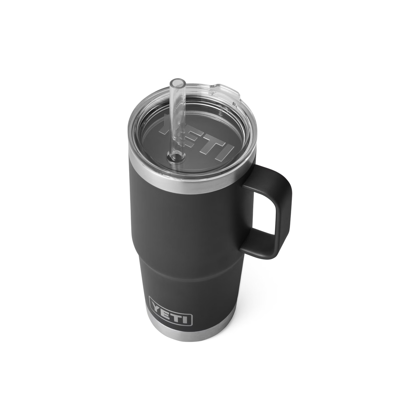 YETI Rambler® Mok Van 25 oz (710 ml) Met Rietjesdeksel Zwart