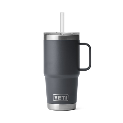 YETI Rambler® 25 oz (710 ml) Straw Mug Charcoal