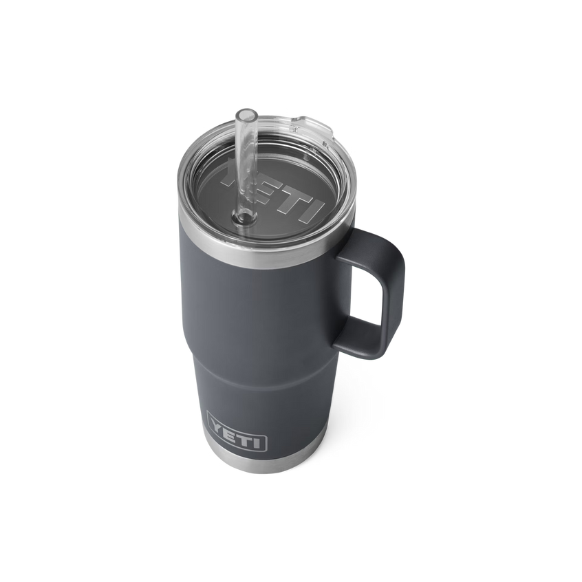 YETI Rambler® Mok Van 25 oz (710 ml) Met Rietjesdeksel Charcoal