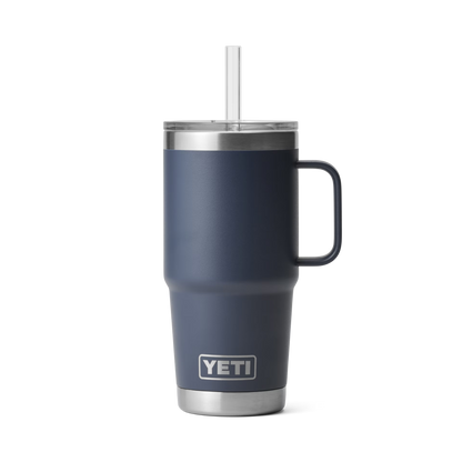 YETI Rambler® Mok Van 25 oz (710 ml) Met Rietjesdeksel Navy