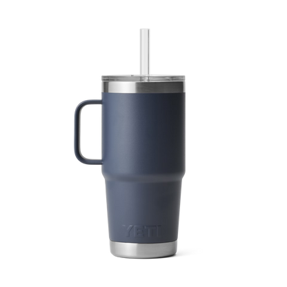 YETI Rambler® Mok Van 25 oz (710 ml) Met Rietjesdeksel Navy
