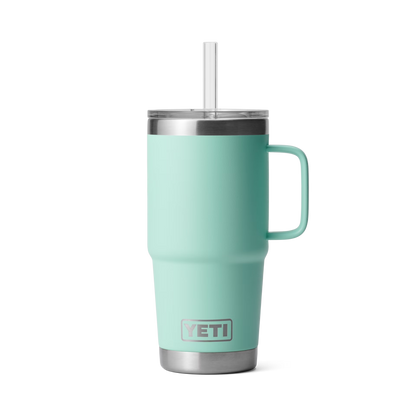 YETI Rambler® Mok Van 25 oz (710 ml) Met Rietjesdeksel Sea Foam
