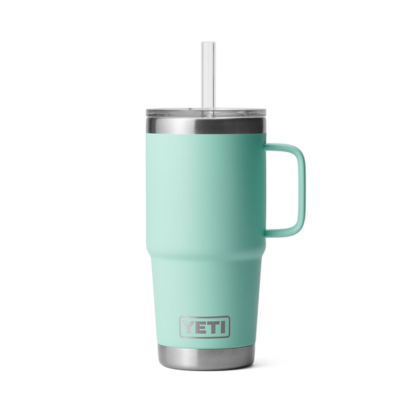 YETI Rambler® Mok Van 25 oz (710 ml) Met Rietjesdeksel Sea Foam