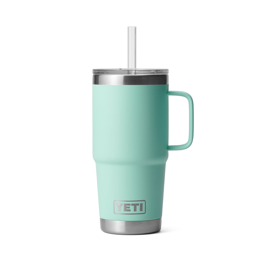 YETI Rambler® Mok Van 25 oz (710 ml) Met Rietjesdeksel Sea Foam