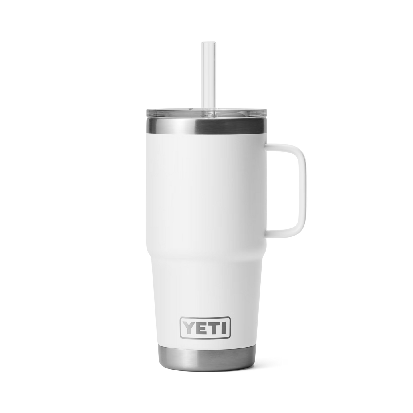 YETI Rambler® Mok Van 25 oz (710 ml) Met Rietjesdeksel Wit