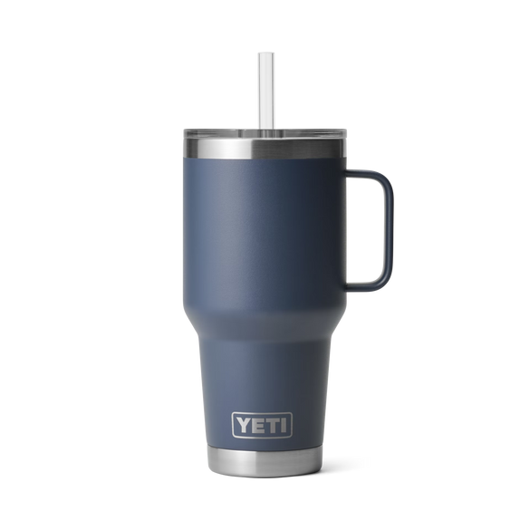 YETI Rambler® Mok Van 35 oz (994 ml) Met Rietjesdeksel Navy