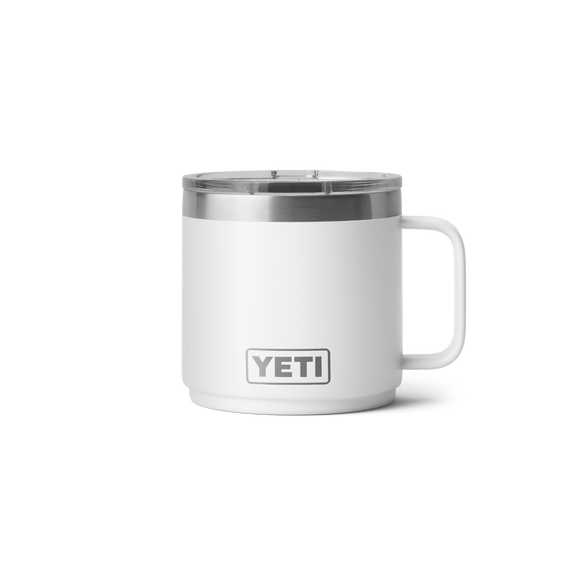 YETI Rambler® 14 oz (414 ml) Stapelbare Mok van Wit