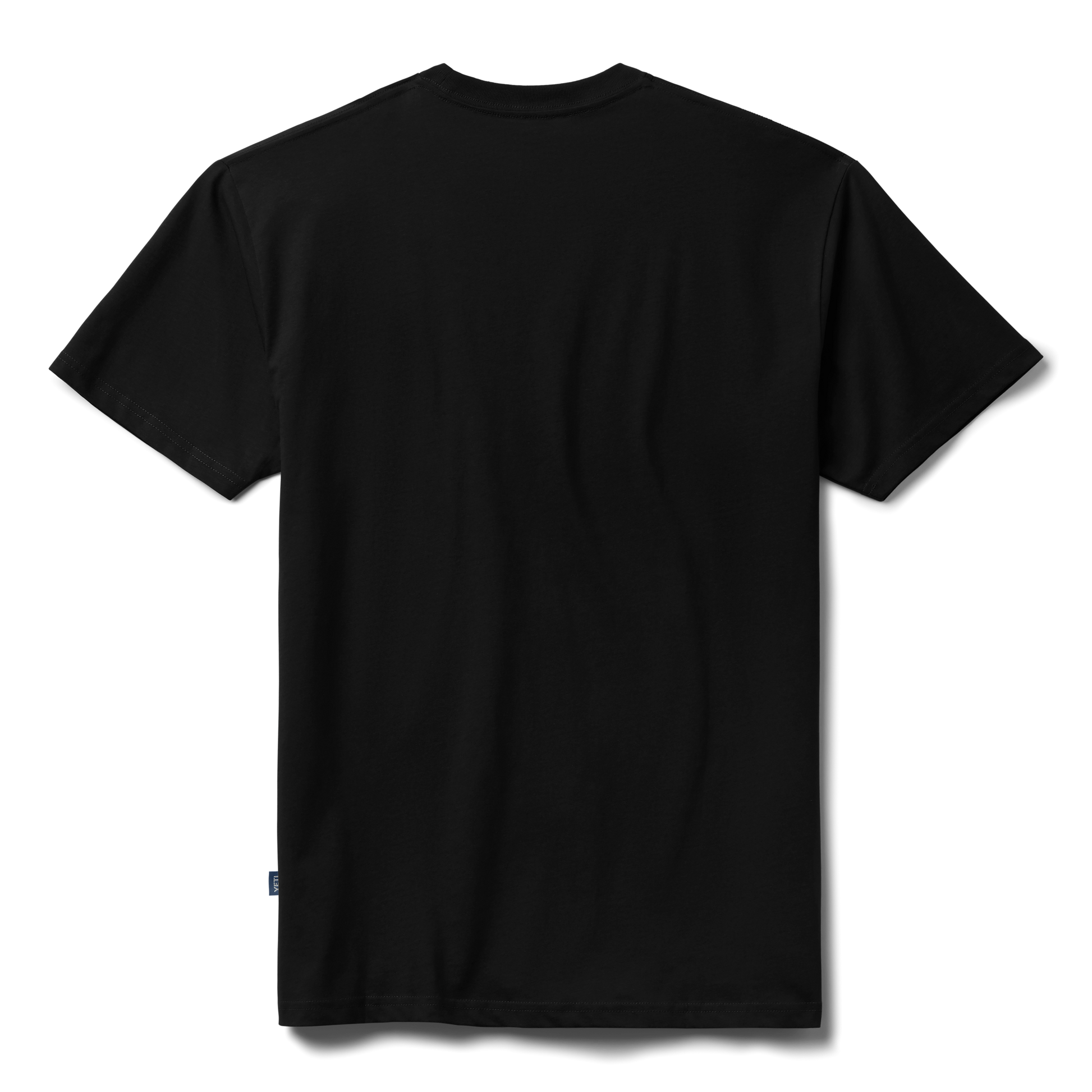 YETI Premium T-shirt met korte mouwen met logobadge Zwart/Grey