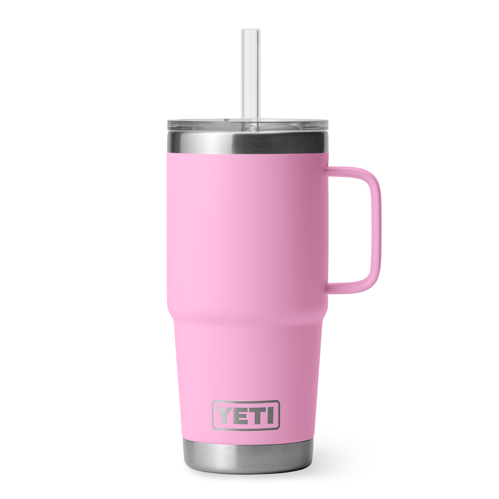 YETI Rambler® Mok Van 25 oz (710 ml) Met Rietjesdeksel Power Pink