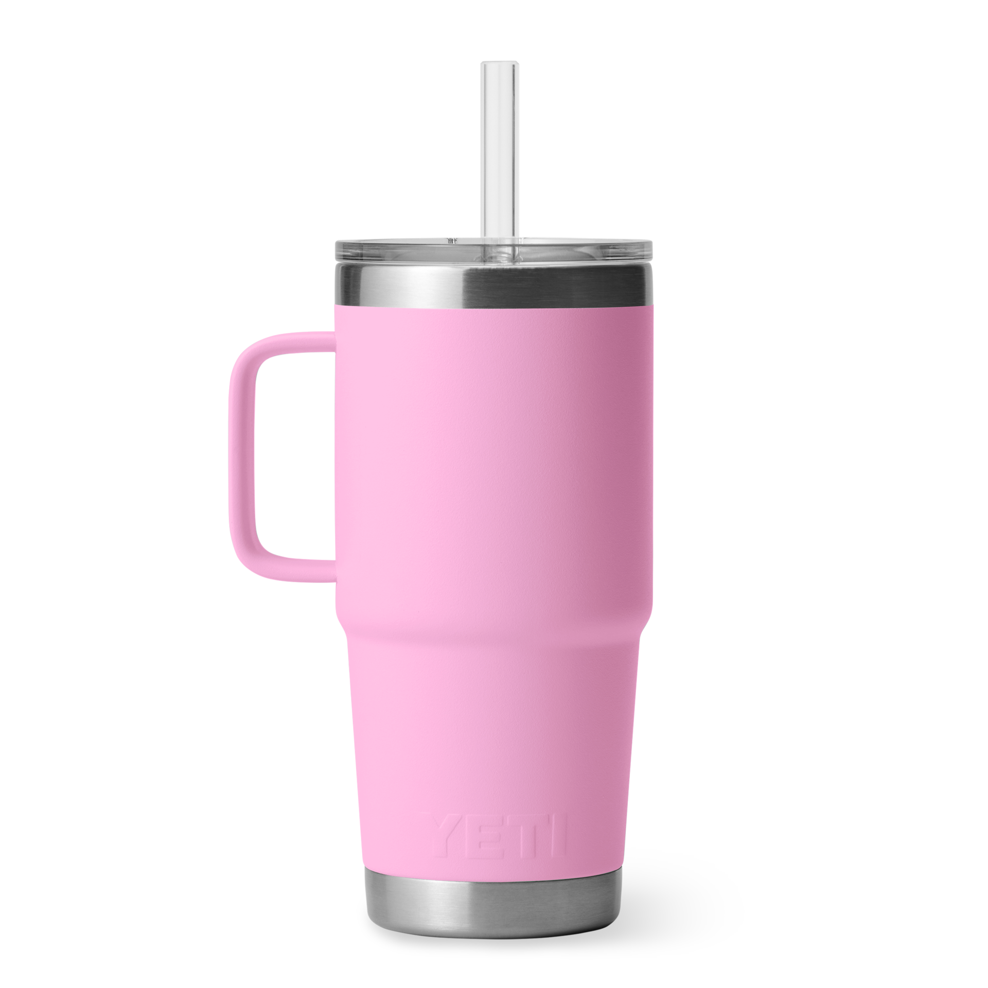 YETI Rambler® Mok Van 25 oz (710 ml) Met Rietjesdeksel Power Pink