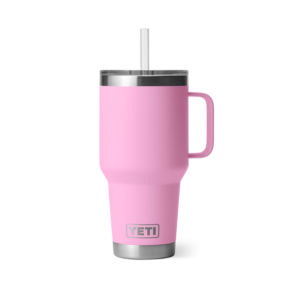 YETI Rambler® Mok Van 35 oz (994 ml) Met Rietjesdeksel Power Pink