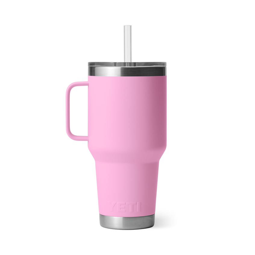 YETI Rambler® Mok Van 35 oz (994 ml) Met Rietjesdeksel Power Pink