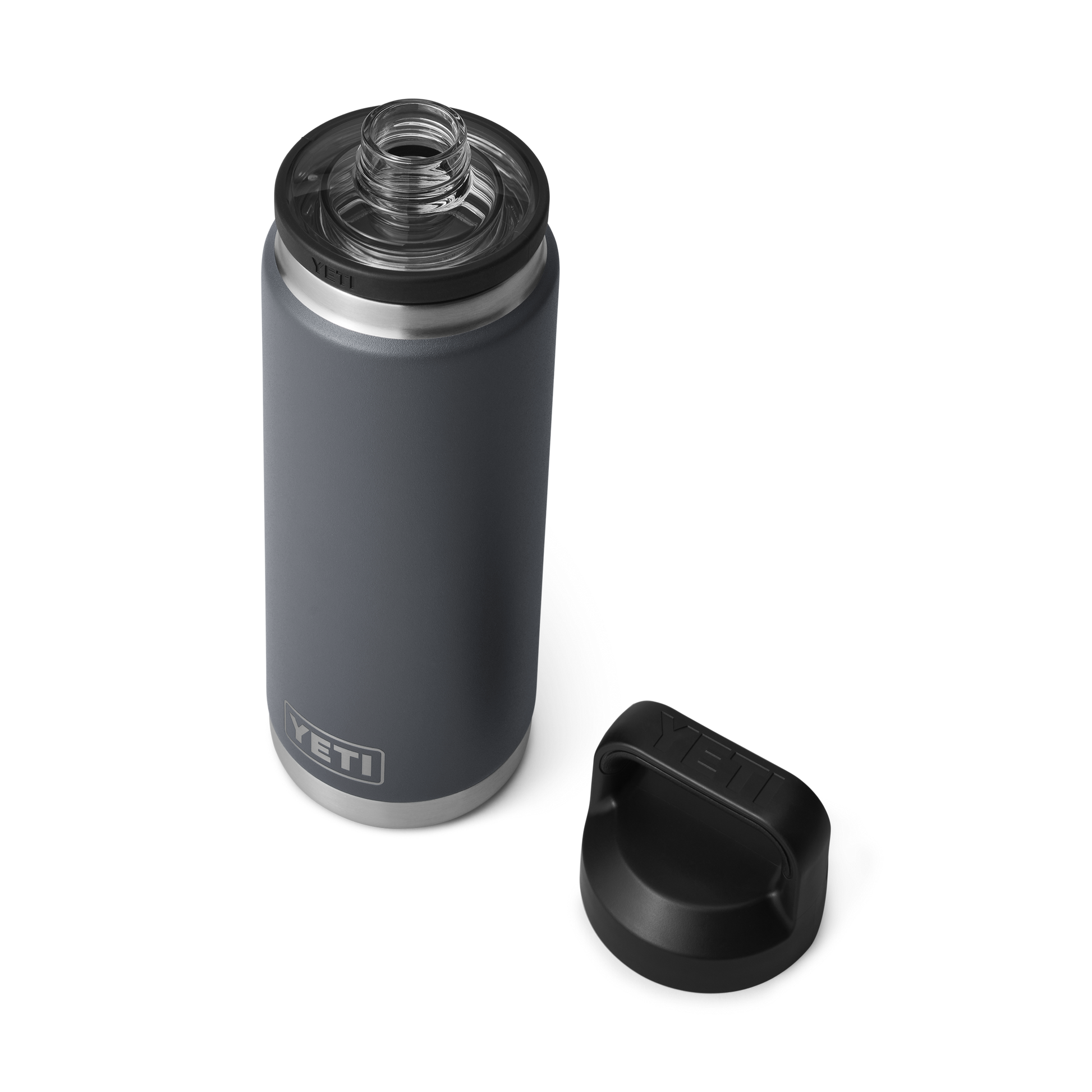 YETI Rambler® 26 oz Fles van 760 ml met Chug Cap Charcoal