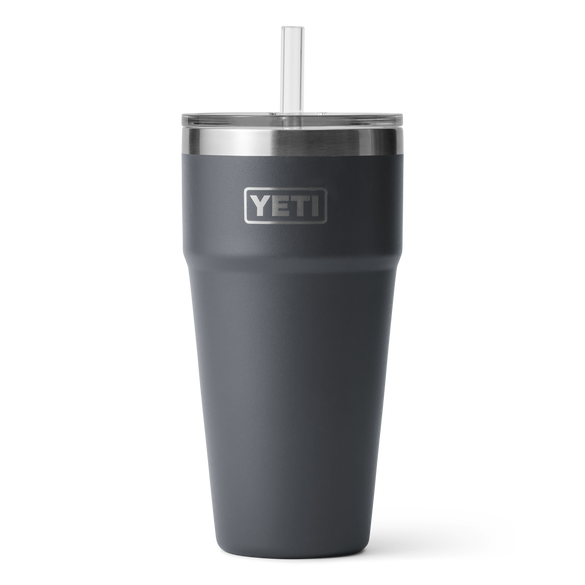 YETI Rambler® 26 oz (760 ml) Straw Cup Charcoal