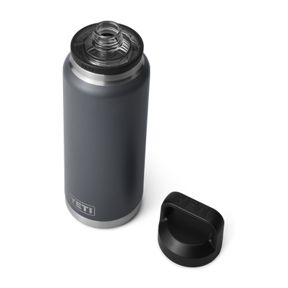 YETI Rambler® 36 oz Fles van 1065 ml met Chug Cap Charcoal
