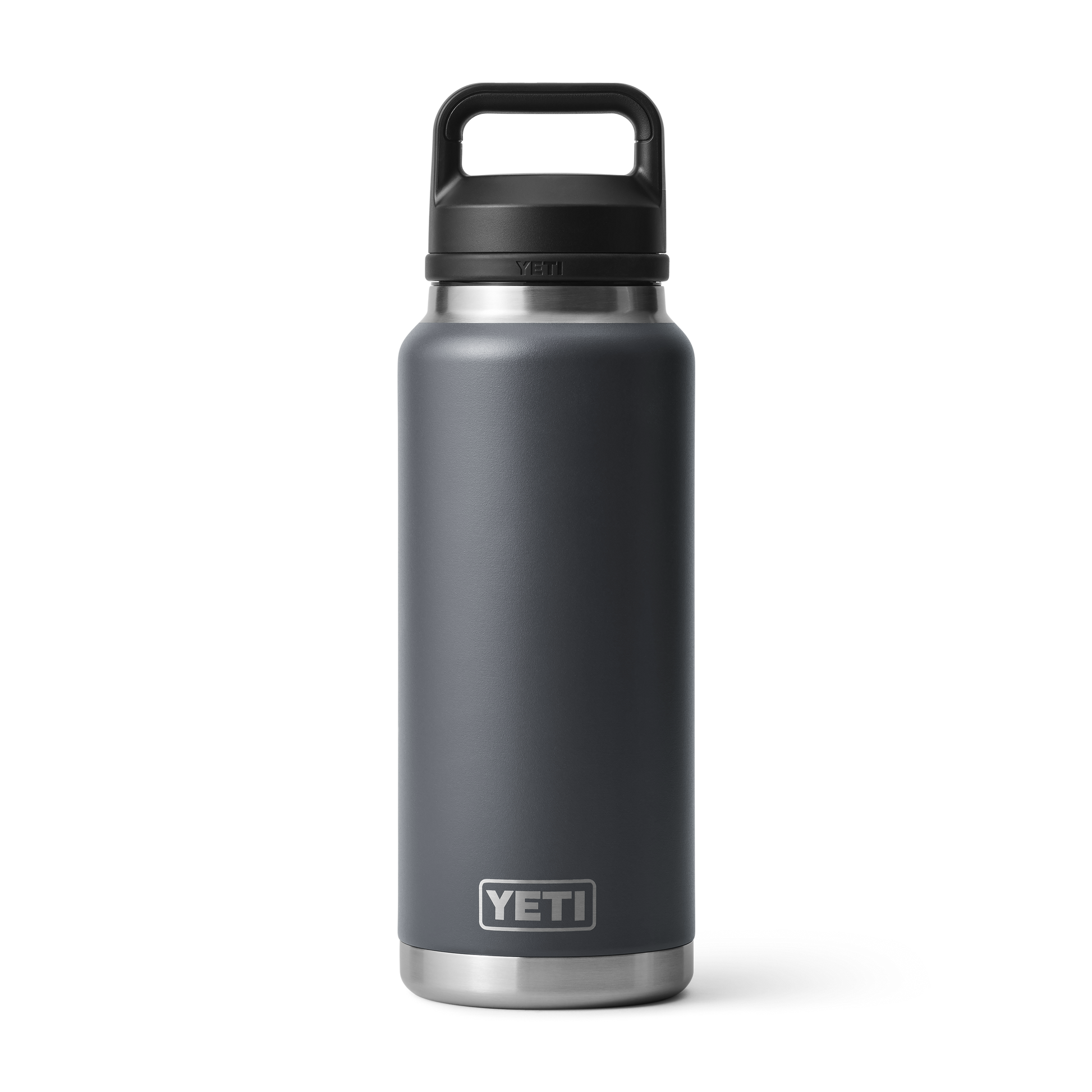YETI Rambler® 36 oz Fles van 1065 ml met Chug Cap Charcoal