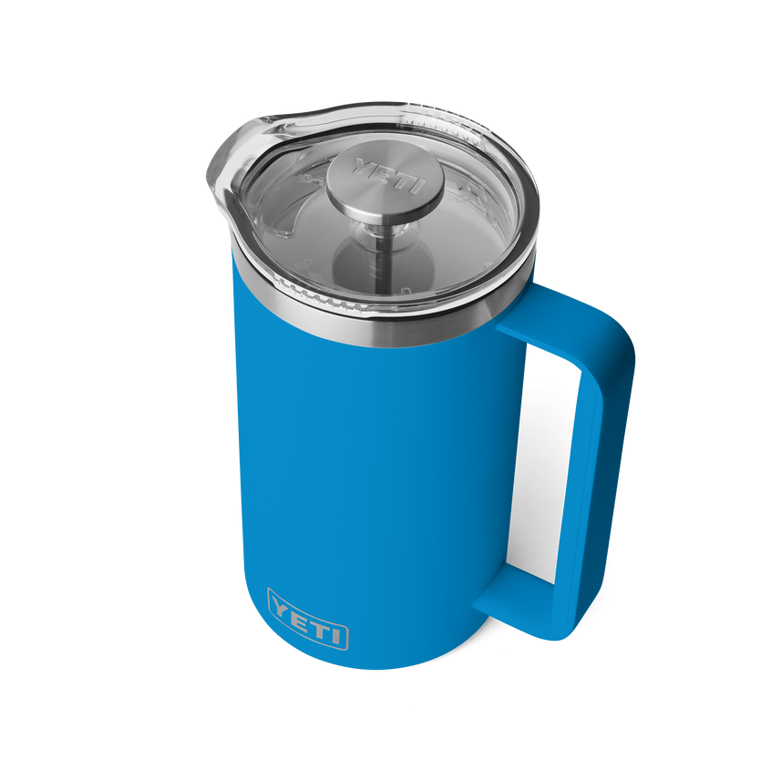 YETI Rambler®-cafetière van 34 oz (1 liter) Big Wave Blue