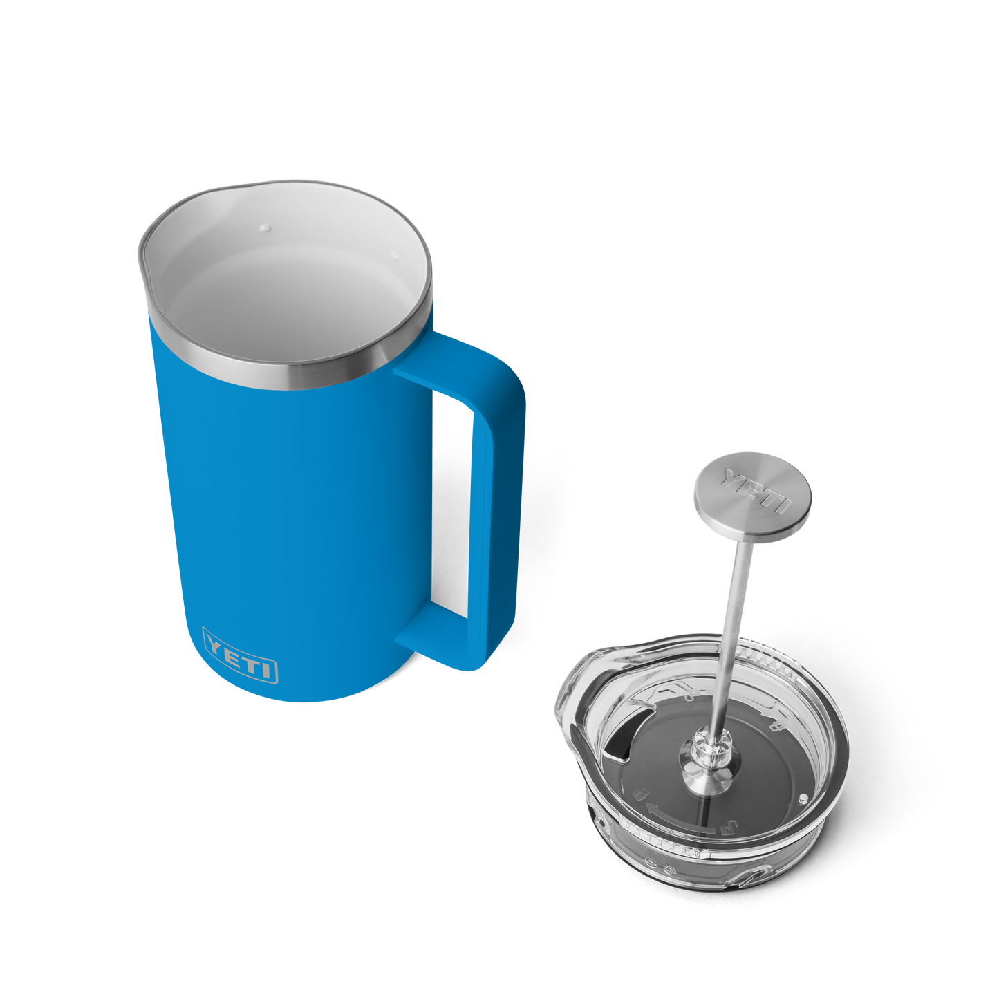 YETI Rambler®-cafetière van 34 oz (1 liter) Big Wave Blue