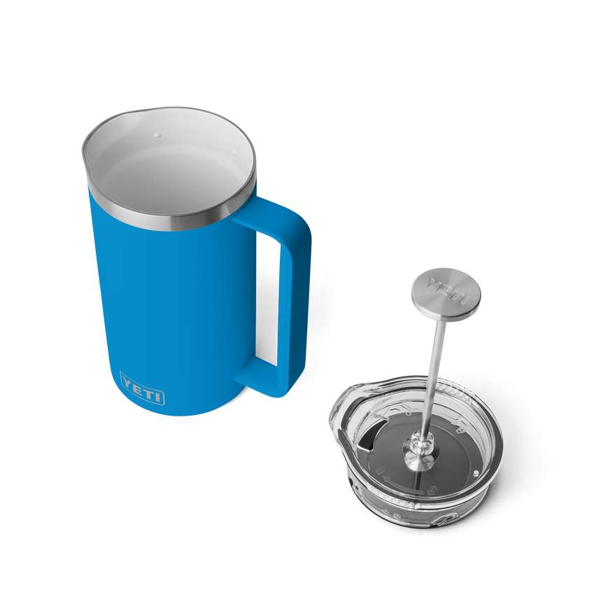 YETI Rambler®-cafetière van 34 oz (1 liter) Big Wave Blue