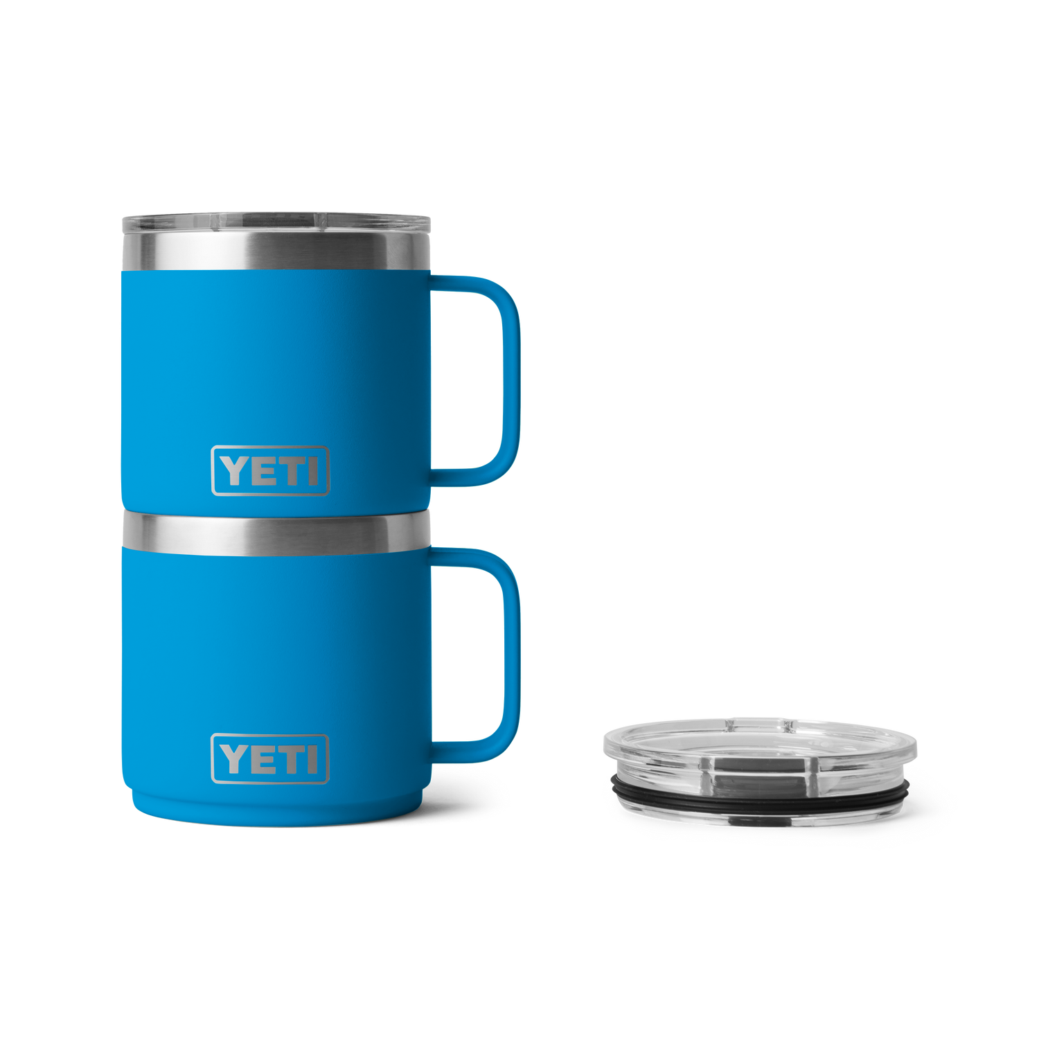 YETI Rambler® 14 oz (414 ml) Stapelbare Mok van Big Wave Blue