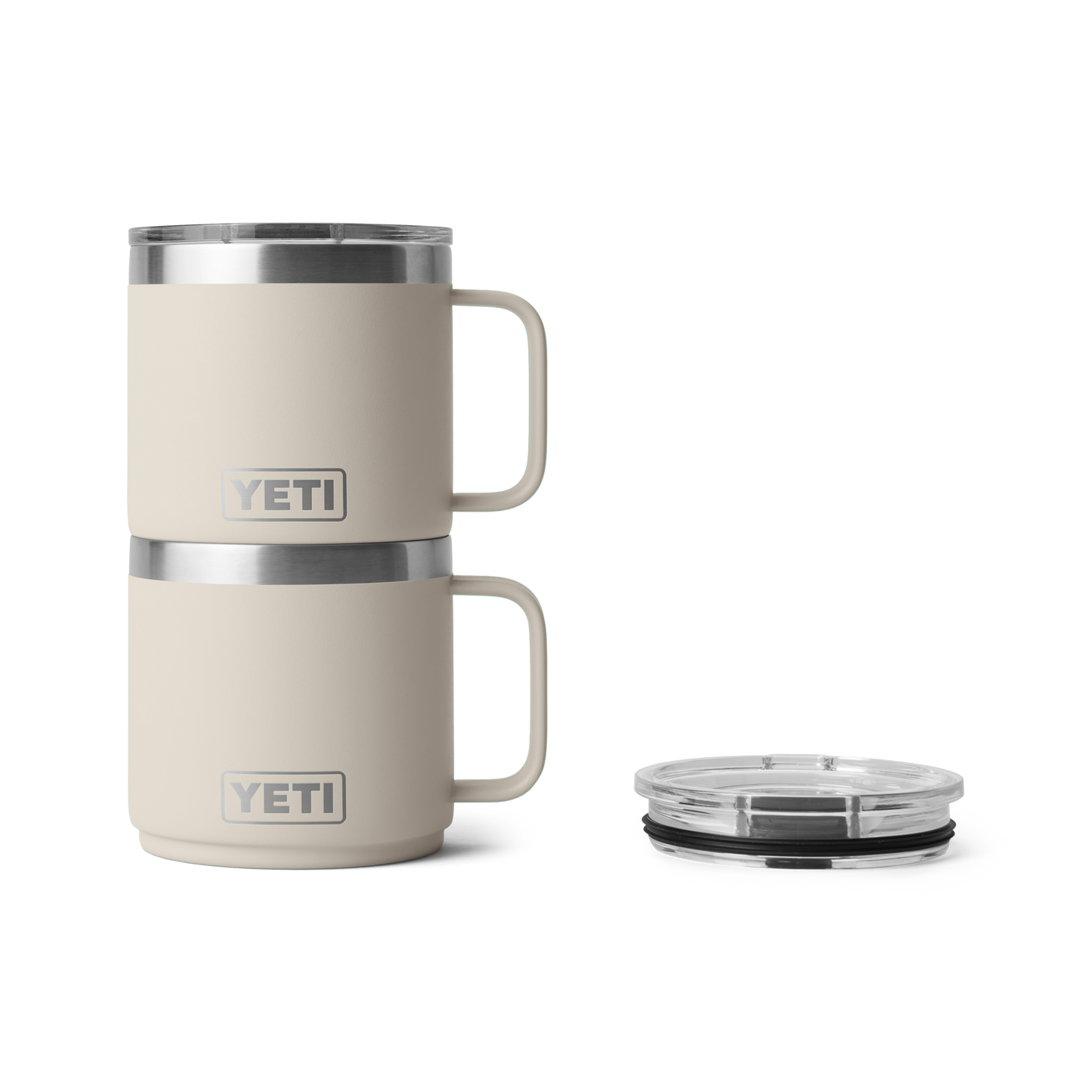YETI Rambler® 14 oz (414 ml) Stapelbare Mok van Cape Taupe