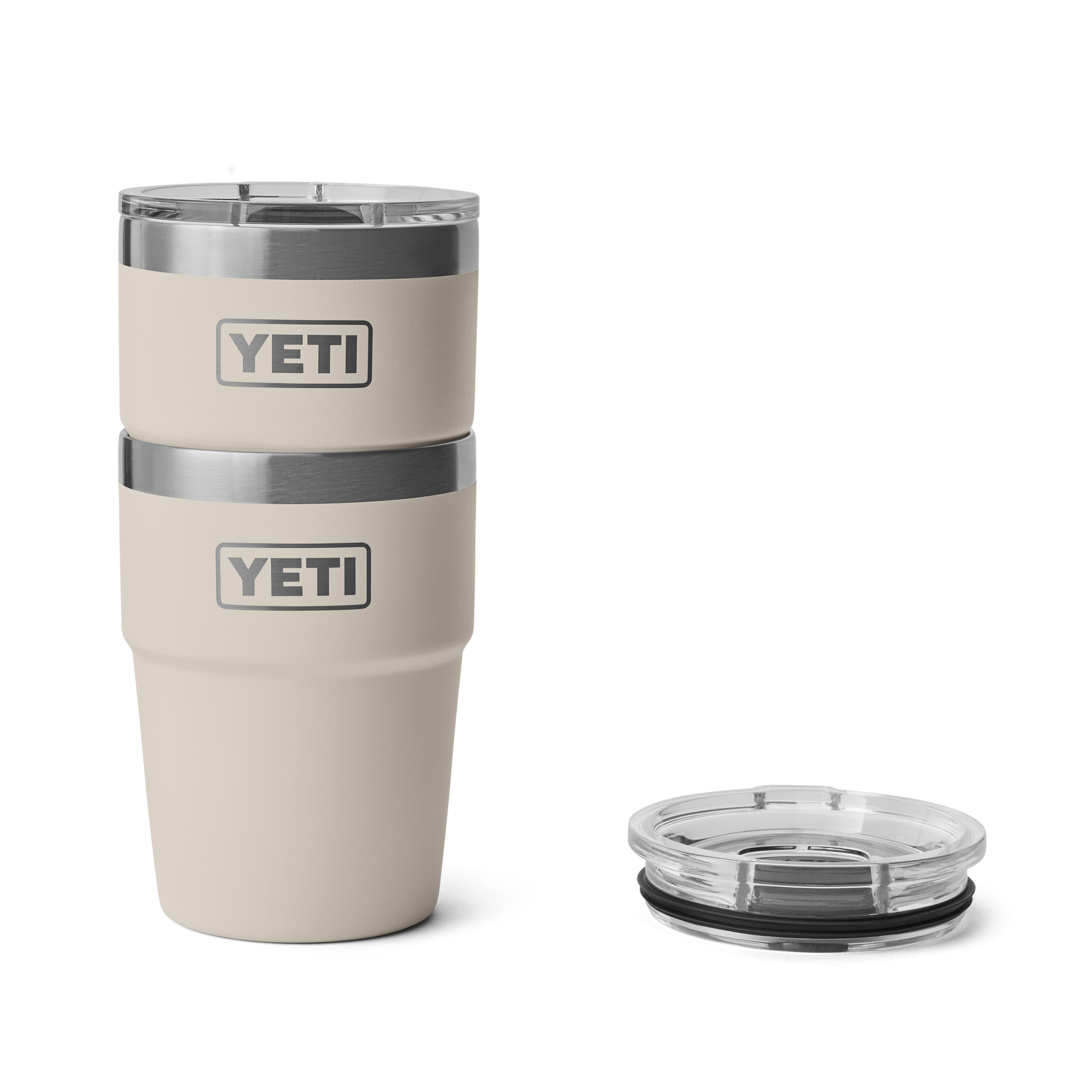 YETI Rambler® Stapelbare beker van 16 oz (473 ml) Cape Taupe