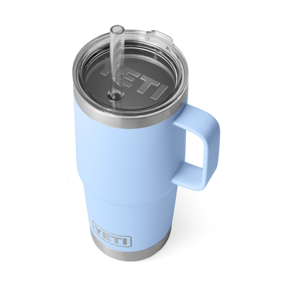 YETI Rambler® Mok Van 25 oz (710 ml) Met Rietjesdeksel Big Sky Blue