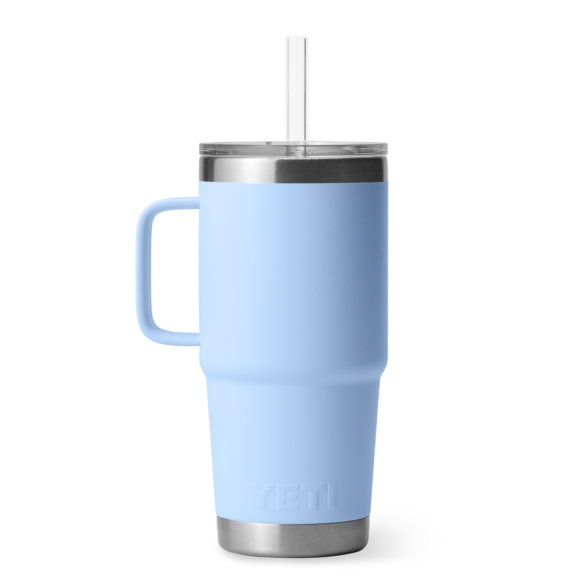 YETI Rambler® Mok Van 25 oz (710 ml) Met Rietjesdeksel Big Sky Blue
