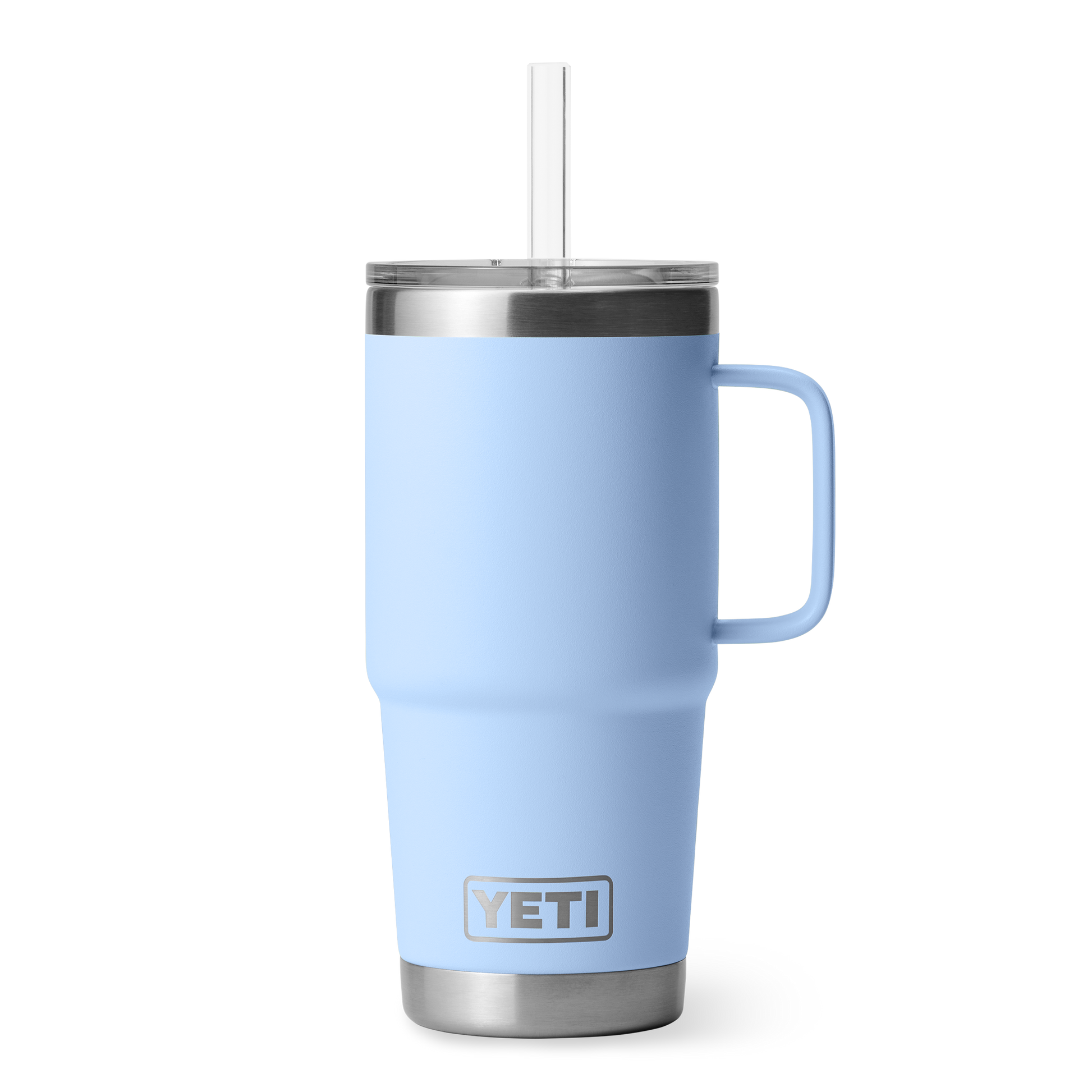 YETI Rambler® Mok Van 25 oz (710 ml) Met Rietjesdeksel Big Sky Blue