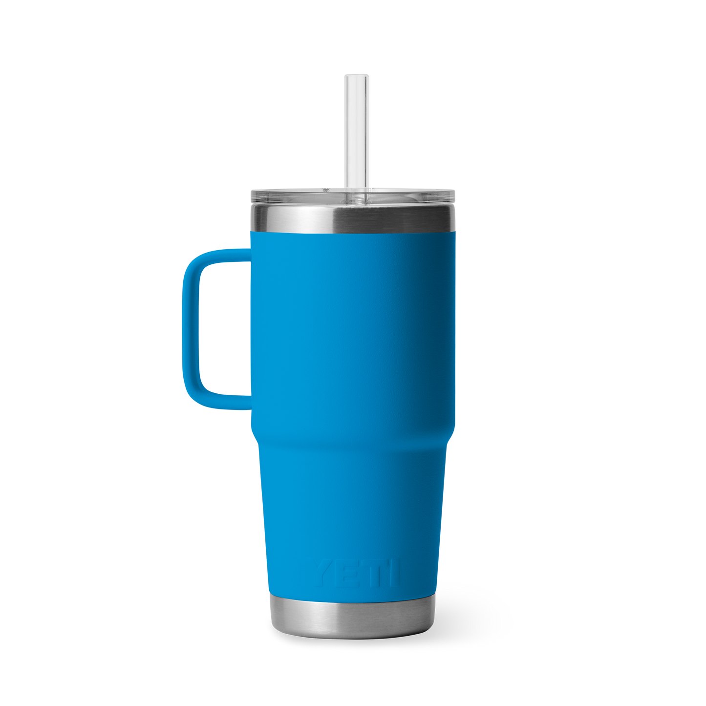 YETI Rambler® Mok Van 25 oz (710 ml) Met Rietjesdeksel Big Wave Blue