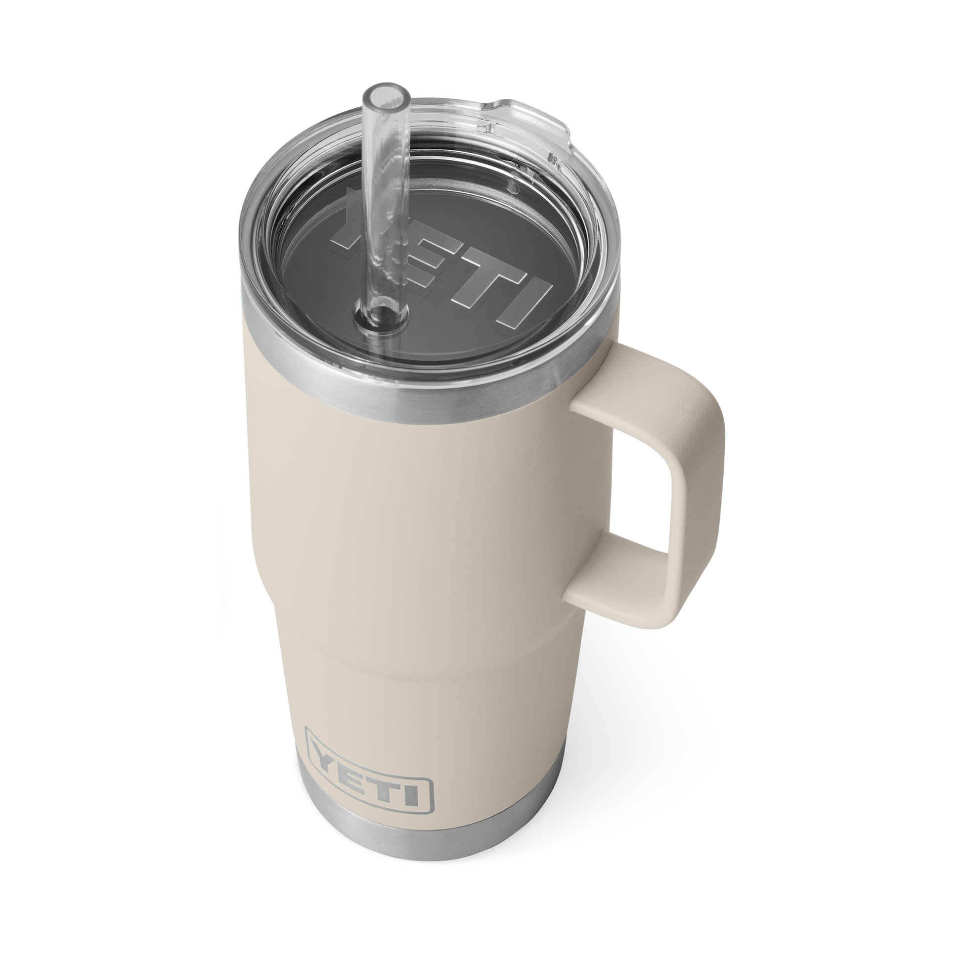 YETI Rambler® Mok Van 25 oz (710 ml) Met Rietjesdeksel Cape Taupe