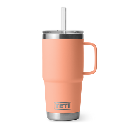 YETI Rambler® Mok Van 25 oz (710 ml) Met Rietjesdeksel Lowcountry Peach