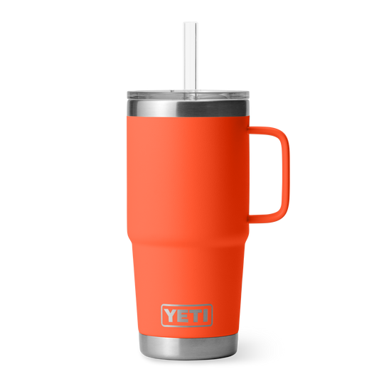 YETI Rambler® 25 oz (739 ml) Straw Mug Papaya