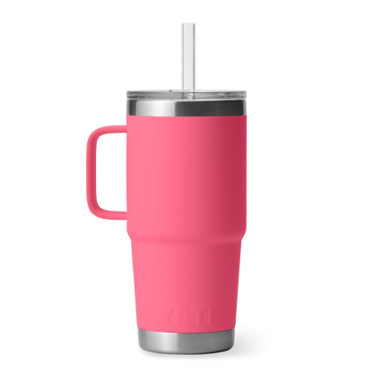 YETI Rambler® Mok Van 25 oz (710 ml) Met Rietjesdeksel Tropical Pink