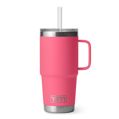 YETI Rambler® Mok Van 25 oz (710 ml) Met Rietjesdeksel Tropical Pink