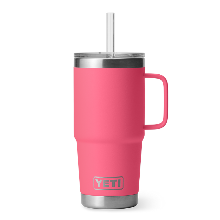 YETI Rambler® Mok Van 25 oz (710 ml) Met Rietjesdeksel Tropical Pink