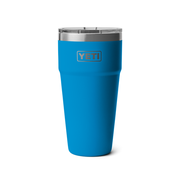 YETI Rambler® Stapelbare beker van 30 oz (887 ml) Big Wave Blue