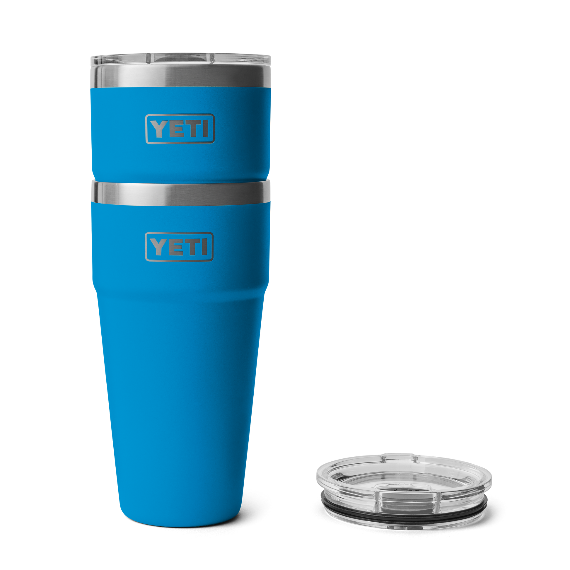 YETI Rambler® Stapelbare beker van 30 oz (887 ml) Big Wave Blue